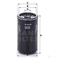 Масляный фильтр MANN-FILTER 4011558045005 67515 w8018 LV9 GY - Изображение 6