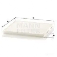 Салонный фильтр MANN-FILTER 7NNCAG U 4011558310707 cu1828 65726 - Изображение 4