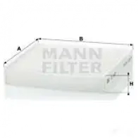 Салонный фильтр MANN-FILTER 4011558317508 65725 cu1827 7CS3A 0 - Изображение 5