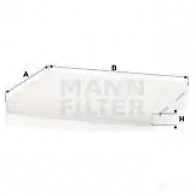 Салонный фильтр MANN-FILTER 65804 4011558320508 cu2243 4C 894T - Изображение 4