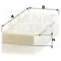 Салонный фильтр MANN-FILTER 1S KNLO 65897 cu260142 4011558043834 - Изображение 5