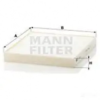 Салонный фильтр MANN-FILTER cu2227 Y94 D5MZ 4011558001612 65800