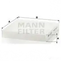 Салонный фильтр MANN-FILTER cu2253 65807 4011558249502 W 64G9