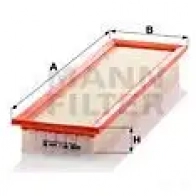 Салонный фильтр MANN-FILTER 65481 c4694 LX6 CDO 4011558122706