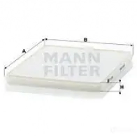 Салонный фильтр MANN-FILTER 65820 MV V3I cu2326 4011558312107