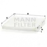 Салонный фильтр MANN-FILTER 4011558540708 65751 cu2027 37K 90