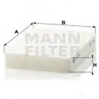Салонный фильтр MANN-FILTER 54L JE cu1519 4011558541200 65704