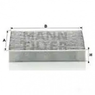 Салонный фильтр MANN-FILTER 66146 cuk2030 IER1U7 3 4011558560409 - Изображение 4