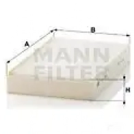 Салонный фильтр MANN-FILTER 4011558013097 65892 cu26004 Z VHJFY