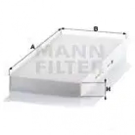 Салонный фильтр MANN-FILTER 4011558001124 66057 7LMB HHS cu4054