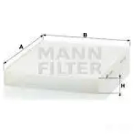 Салонный фильтр MANN-FILTER 65891 87U 7DM cu26001 4011558007874