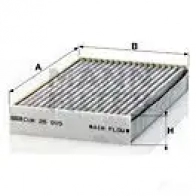 Салонный фильтр MANN-FILTER 4011558022495 MQM 9MMM cuk26005 66223 - Изображение 5