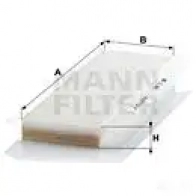 Салонный фильтр MANN-FILTER 4011558002602 66047 cu3945 D1Z CZ