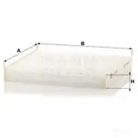 Салонный фильтр MANN-FILTER 7OP QP 65842 4011558027735 cu24006 - Изображение 5