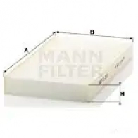 Салонный фильтр MANN-FILTER 2WV0C H cu2951 4011558247706 65959