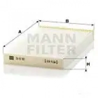 Салонный фильтр MANN-FILTER 65702 cu15001 4011558018658 3WV GS