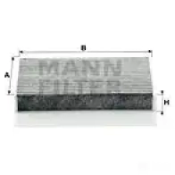 Салонный фильтр MANN-FILTER cuk1611 4011558412005 KFDKX G3 66129