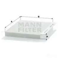 Салонный фильтр MANN-FILTER Fiat Stilo (192) 1 Универсал 1.4 16V 95 л.с. 2004 – 2008 cu2422 4011558316303 NZ 2RJ
