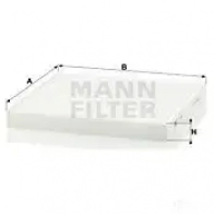 Салонный фильтр MANN-FILTER cu2544 4011558323202 65885 SY9QQ X