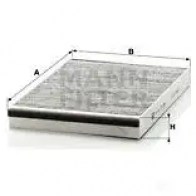 Салонный фильтр MANN-FILTER cuk3054 UMQ WY 4011558409005 66280 - Изображение 5