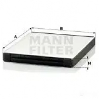 Салонный фильтр MANN-FILTER 65859 cu2441 JLKS T 4011558001247