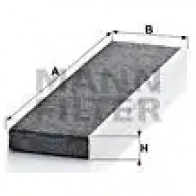 Салонный фильтр MANN-FILTER 66333 cuk4436 5BSC HX 4011558412401 - Изображение 4