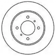 Тормозной диск MAPCO 4043605033116 C 5MA8 25542 Mitsubishi Colt