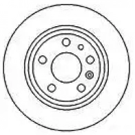 Тормозной диск MAPCO 4043605010490 15998 US IQ3XM Saab 9-5 (YS3E) 1 Универсал 3.0 V6t 200 л.с. 1998 – 2009