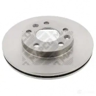 Тормозной диск MAPCO 4043605616524 TX CPP Renault Duster 1 (HS) 2010 – 2017 15149