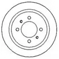 Тормозной диск MAPCO P1YYM 7 4043605007025 15510 Nissan