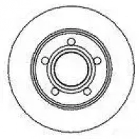 Тормозной диск MAPCO Audi A6 (C5) 2 Универсал 1.8 T Quattro 180 л.с. 1997 – 2005 4043605010001 U262V K 15878