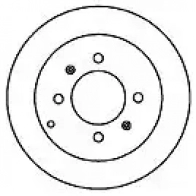 Тормозной диск MAPCO 25522 4043605032928 Kia Magentis (GD, MS) 1 2000 – 2005 89 QADEM