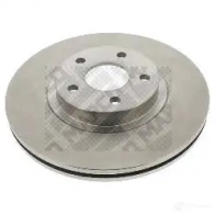 Тормозной диск MAPCO 25818 4043605445766 3P T6WG Ford C-Max 1 (CB3, DM2) Минивэн 2.0 Duratec 145 л.с. 2007 – 2010