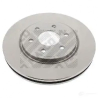 Тормозной диск MAPCO Nissan Navara (D40) 2 Пикап 2.5 dCi 4WD (D40TT. D40T. D40M. D40BB) 190 л.с. 2009 – 2025 TDRXI L 4043605857361 45547