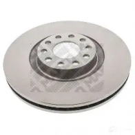 Тормозной диск MAPCO 4043605445711 Audi A4 (B7) 3 Кабриолет 2.0 Tdi 140 л.с. 2006 – 2009 NO4JK8 T 25835