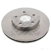 Тормозной диск MAPCO NR THW 4043605853462 Ford C-Max 2 (CB7, CEU) Минивэн 1.6 Duratec Ti 120 л.с. 2012 – 2025 45826