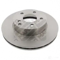 Тормозной диск MAPCO 4043605672773 Mercedes C-Class (S204) 3 Универсал 1.6 C 180 Kompressor (2045) 156 л.с. 2008 – 2014 25813 T4DL1 SK