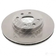 Тормозной диск MAPCO 4043605445988 GIKI EVC Hyundai Solaris (RB) 1 Хэтчбек 1.4 101 л.с. 2015 – 2025 25598