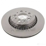 Тормозной диск MAPCO 4043605445810 3 ZDEA Volvo XC90 1 (275) Кроссовер 2.4 D5 AWD 185 л.с. 2005 – 2010 25978