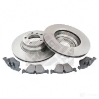 Комплект тормозных колодок и дисков MAPCO 4043605762382 1309199 47871 SZ41 D - Изображение 1