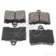 Тормозные колодки дисковые, комплект MAPCO 6608 23305 1814 07 Citroen C5 1 (DC, PF3) Хэтчбек 3.0 V6 (DCxFxC. DCxFxF) 207 л.с. 2001 – 2004