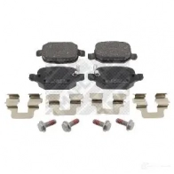 Тормозные колодки дисковые, комплект MAPCO 1437588611 6182 0T5Y 4LE