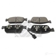 Тормозные колодки дисковые, комплект MAPCO RKAWI D 6992 4043605705891 Volkswagen Multivan (T5, 7HM) 1 Минивэн 2.0 BiTDI 4motion 180 л.с. 2009 – 2015