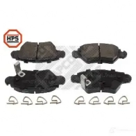 Тормозные колодки дисковые, комплект MAPCO 6480HPS Opel Astra (G) 2 Хэтчбек 1.7 CDTI (F08. F48) 80 л.с. 2003 – 2009 M 3P6ZK 4043605704276