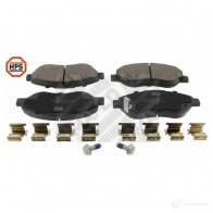 Тормозные колодки дисковые, комплект MAPCO 6007HPS 65D X7DT 1437573571