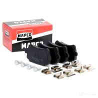 Тормозные колодки дисковые, комплект MAPCO 6914 1314396 U HLCSM 4043605760159 - Изображение 4