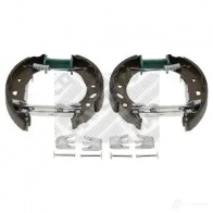 Тормозные колодки MAPCO Ford Fiesta 4 (DX, JA, JB) Хэтчбек 1.3 i 50 л.с. 1995 – 2002 9840/1 LZN8 I1 4043605199249