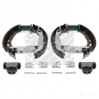 Тормозные колодки MAPCO SVMXDY E 9870 4043605871329 Ford Fiesta 4 (DX, JA, JB) Хэтчбек 1.2 5 i 16V 75 л.с. 1995 – 2002
