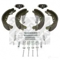 Тормозные колодки MAPCO 4043605763624 XFL0 L Volkswagen Passat (B3-B4) 2 Седан 1.6 TD 80 л.с. 1988 – 1993 9735