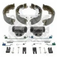 Тормозные колодки MAPCO B643 T 4043605844224 Ford Focus 1 Хэтчбек 1.8 Turbo DI / TDDi 90 л.с. 1998 – 2004 9772